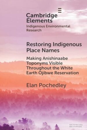 Restoring Indigenous Place Names: Making Anishinaabe Toponyms Visible Throughout the White Earth Ojibwe Reservation (Elements in Indigenous Environmental Research)