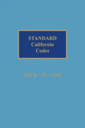 Matthew Bender Standard California Codes: 4-in-1 2025 Edition [LATEST EDITION]